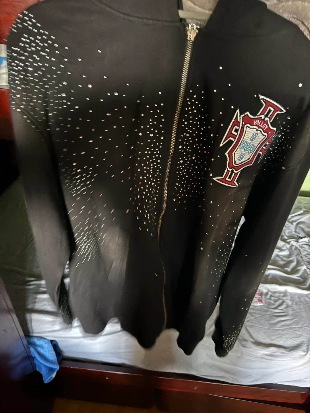 Valley Dreams Rhinestone Zip-Up Hoodie