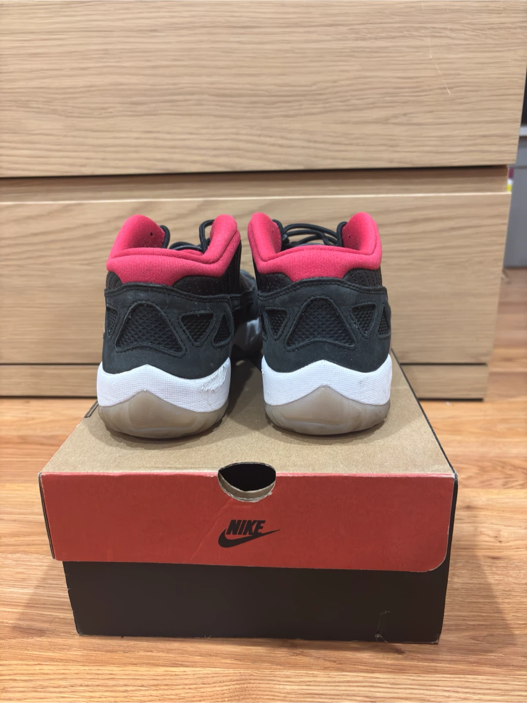 Air Jordan 11 Retro Low IE Black/True Red - photo 5