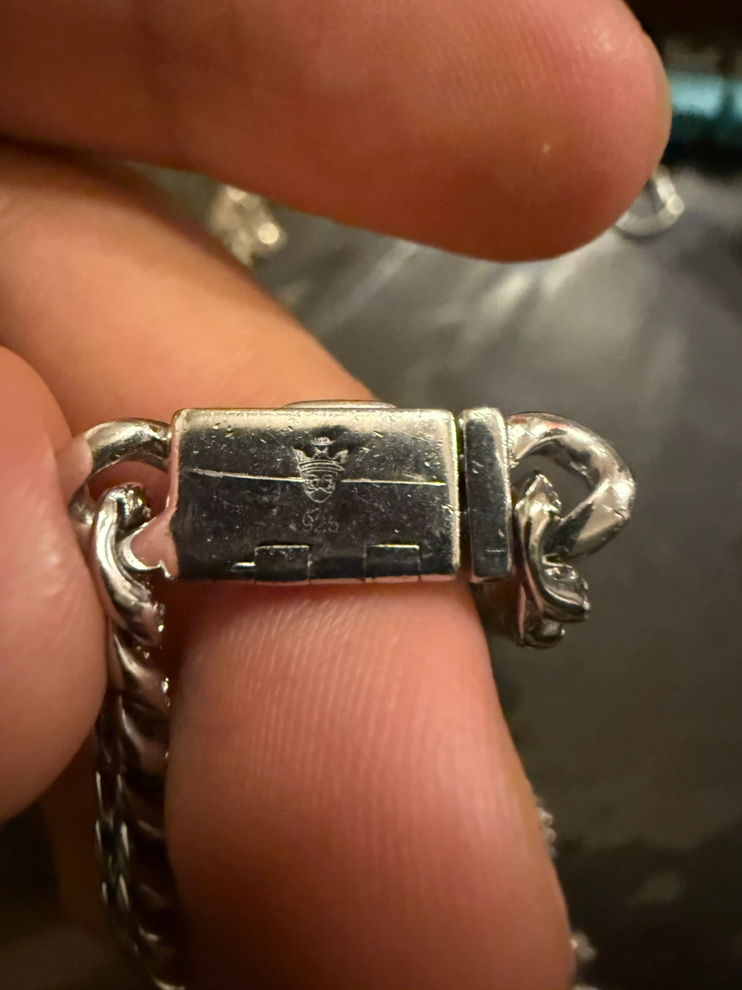 925 Sterling Silver Iced Out Cross Necklace - photo 5