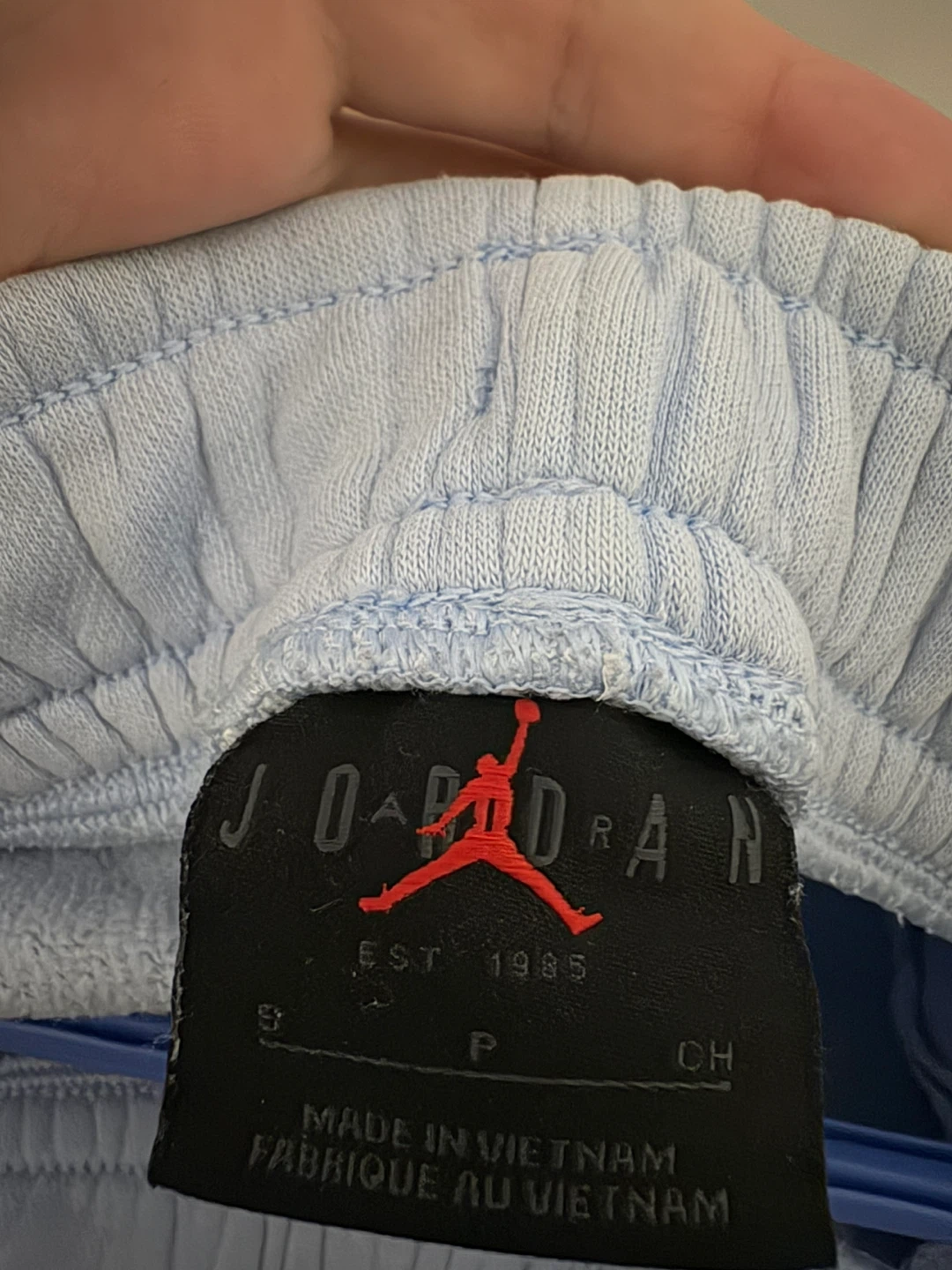 Jordan Light Blue Sweatpants Size Small - photo 2