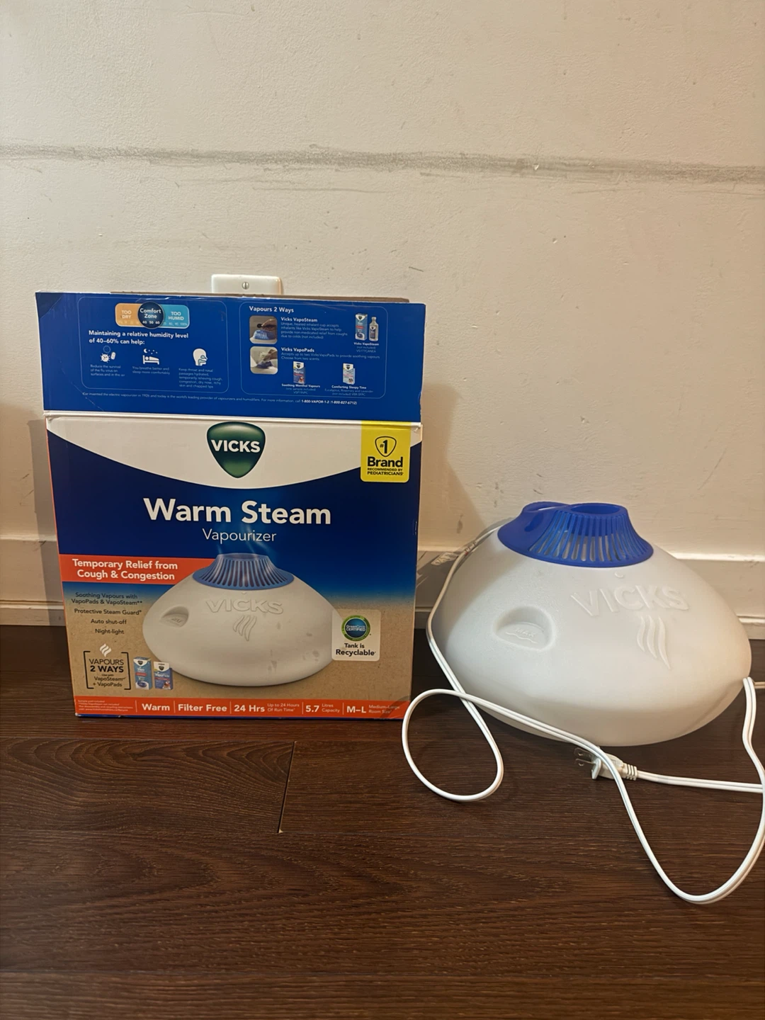Vicks Warm Steam Vapouriser