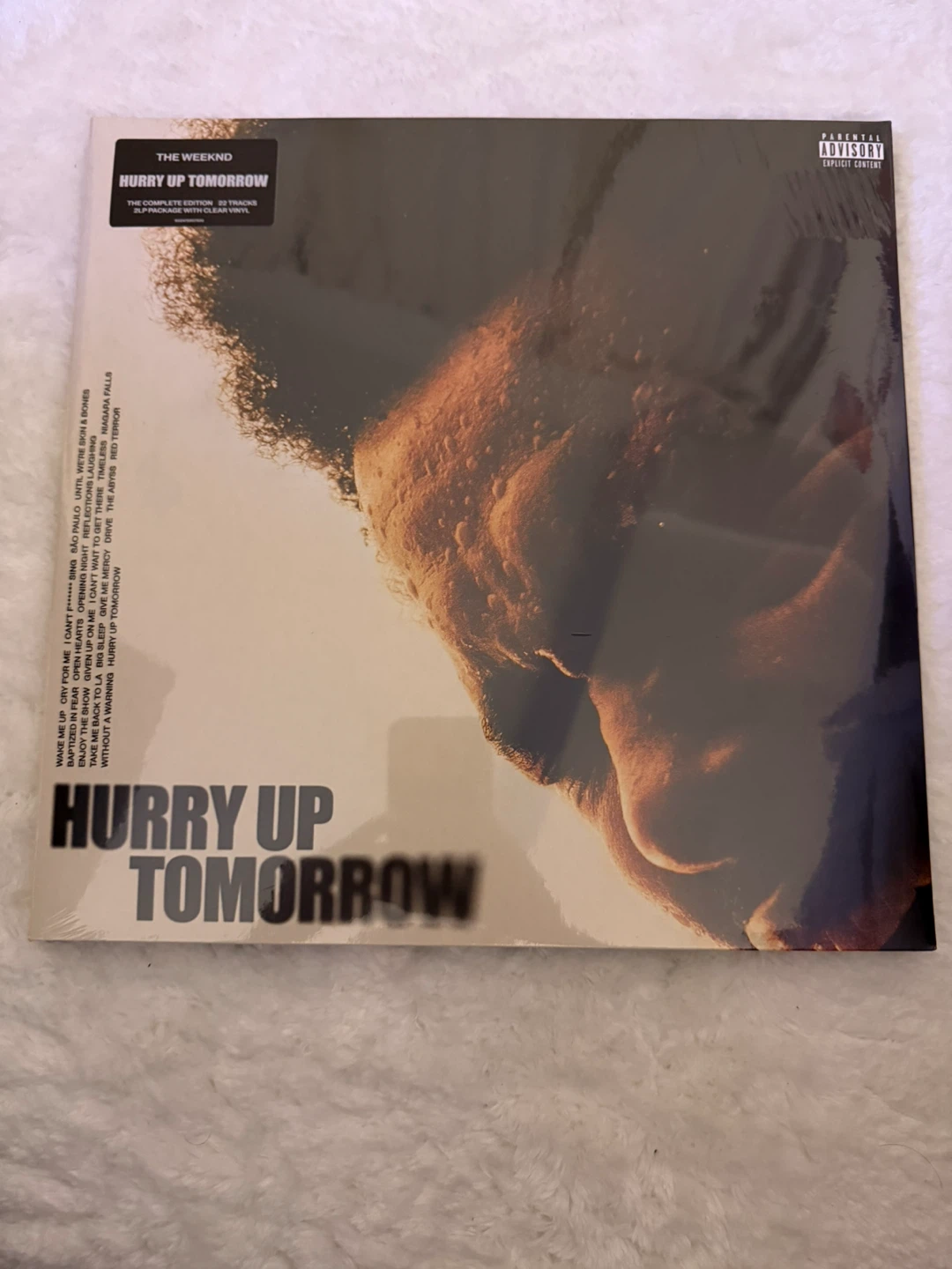 The Weeknd Hurry Up Tomorrow 2LP Clear Vinyl