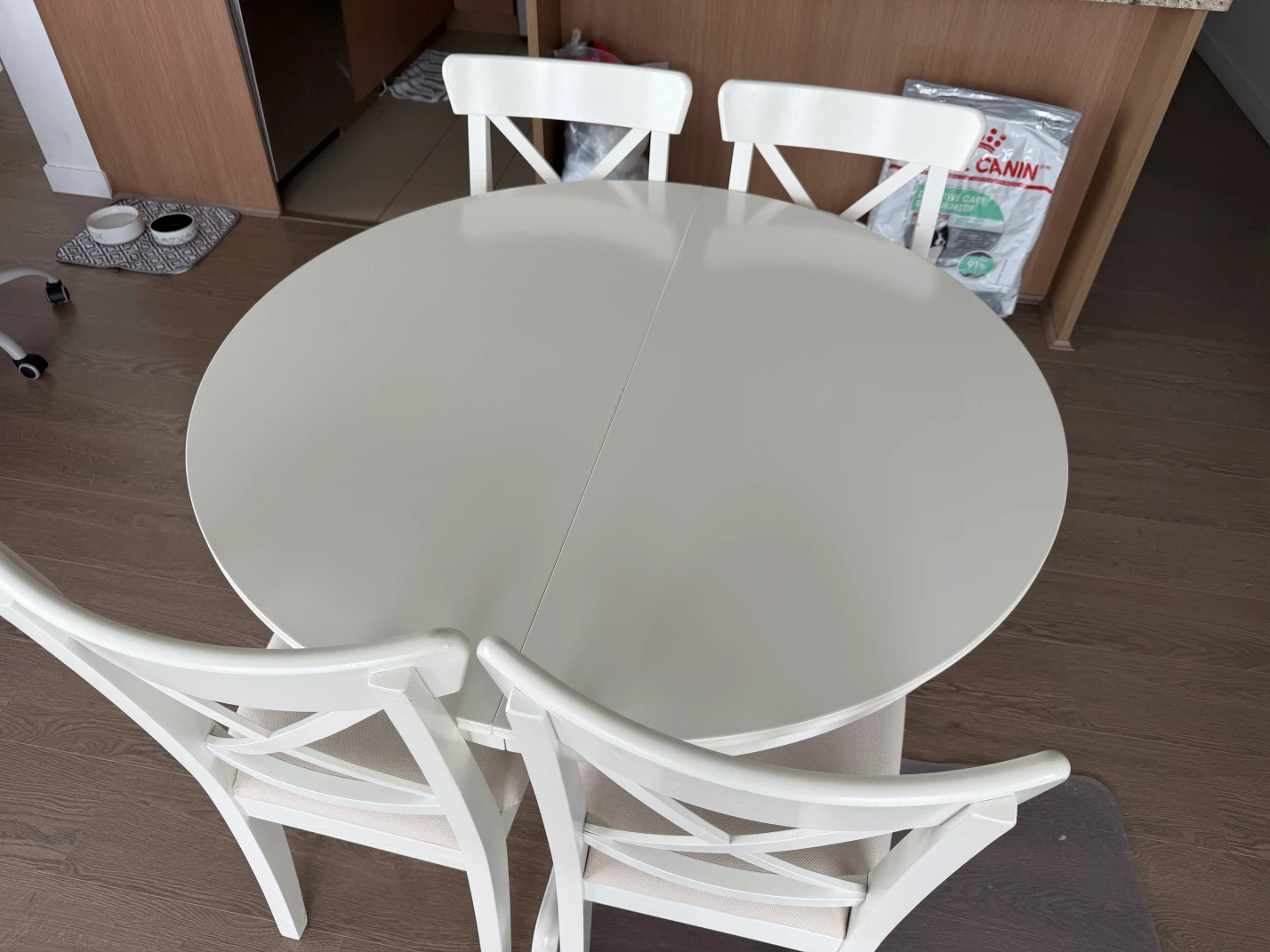 IKEA ROSENTORP Table and 4 Chairs