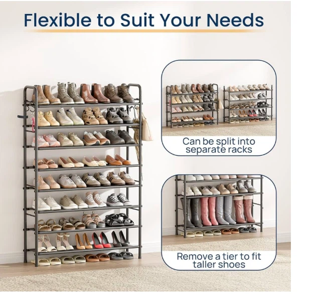 8-Tier Shoe Rack Organizer - photo 3