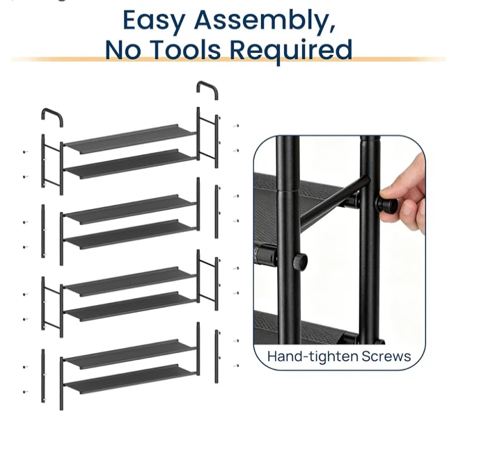 8-Tier Shoe Rack Organizer - photo 4