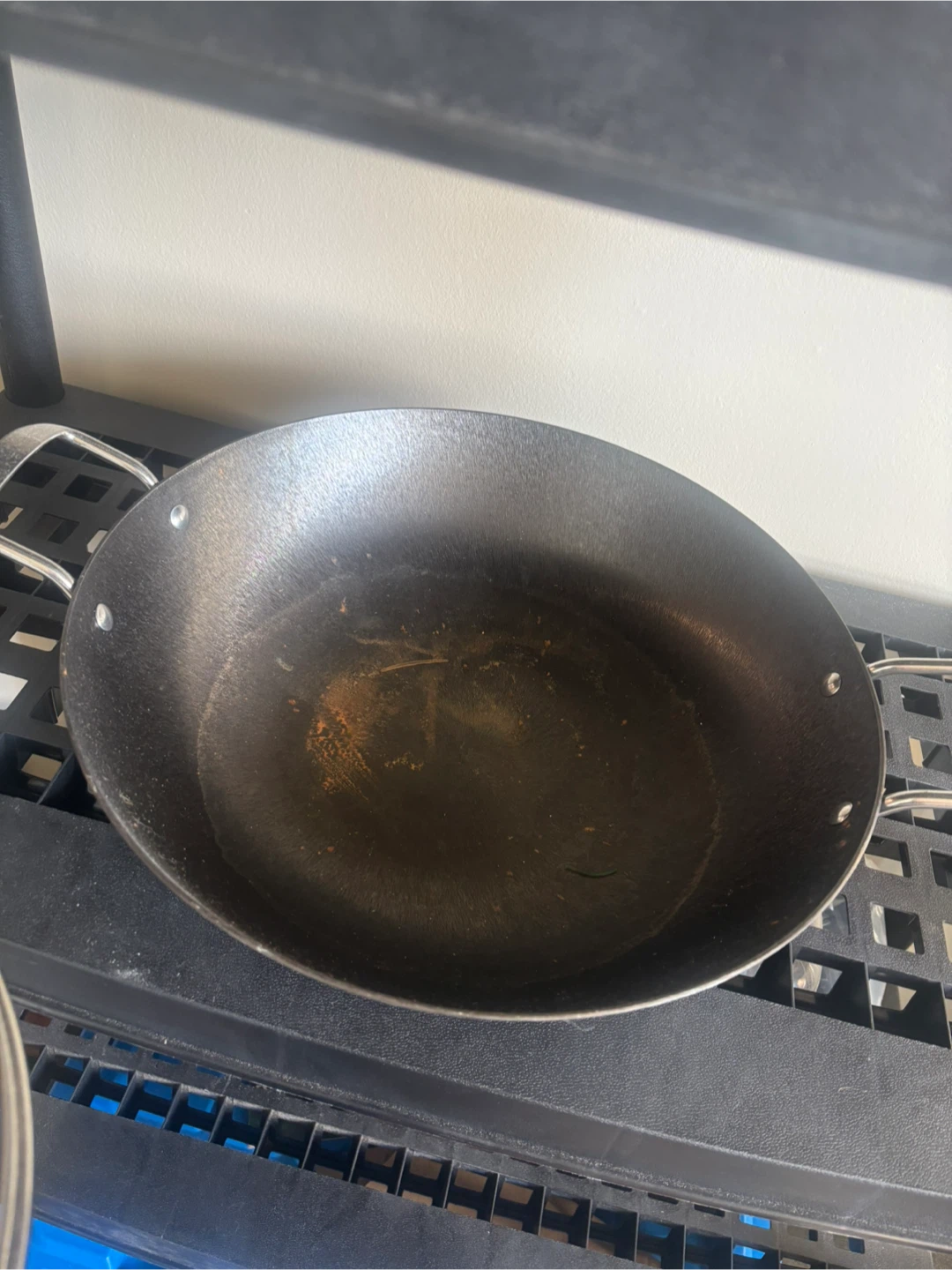 Large Round Wok with Glass Lid - photo 2