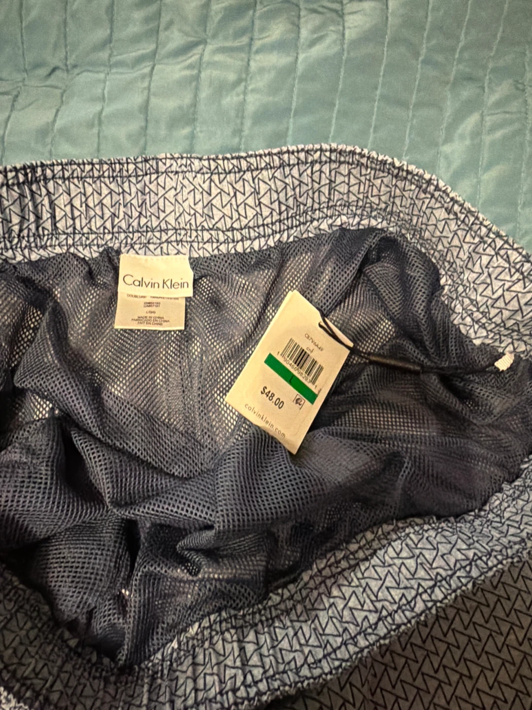 Calvin Klein Geometric Swim Shorts Large - photo 2