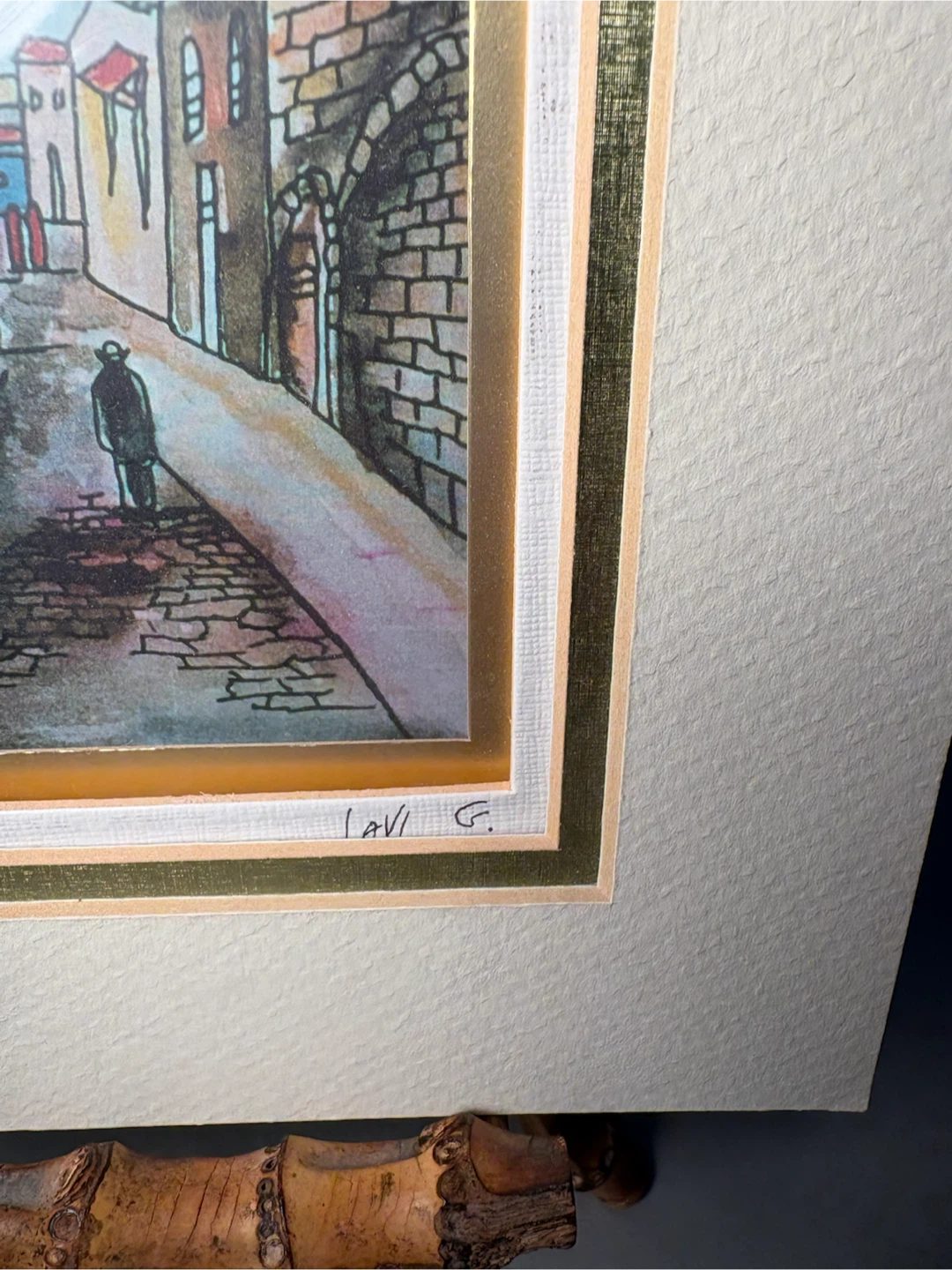 Safed Cityscape Framed Artwork by Lavi G - photo 4