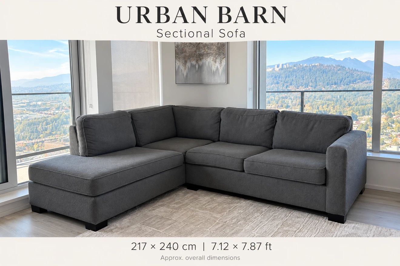 Urban Barn Sectional Sofa
