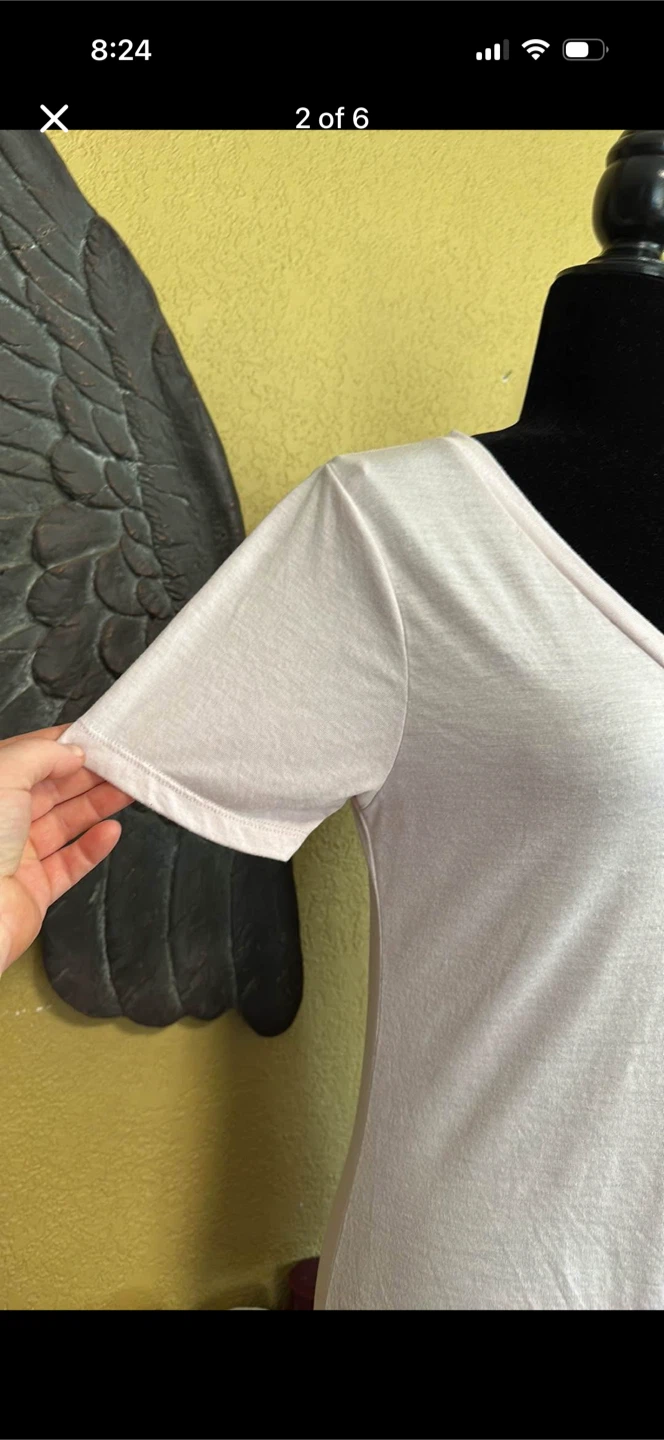 Powder Room VNeck Tee Shirt - photo 2