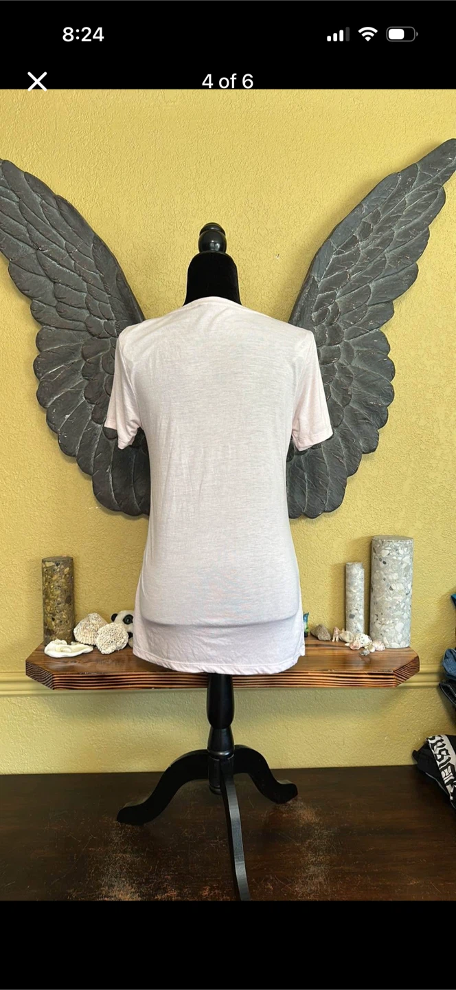 Powder Room VNeck Tee Shirt - photo 4