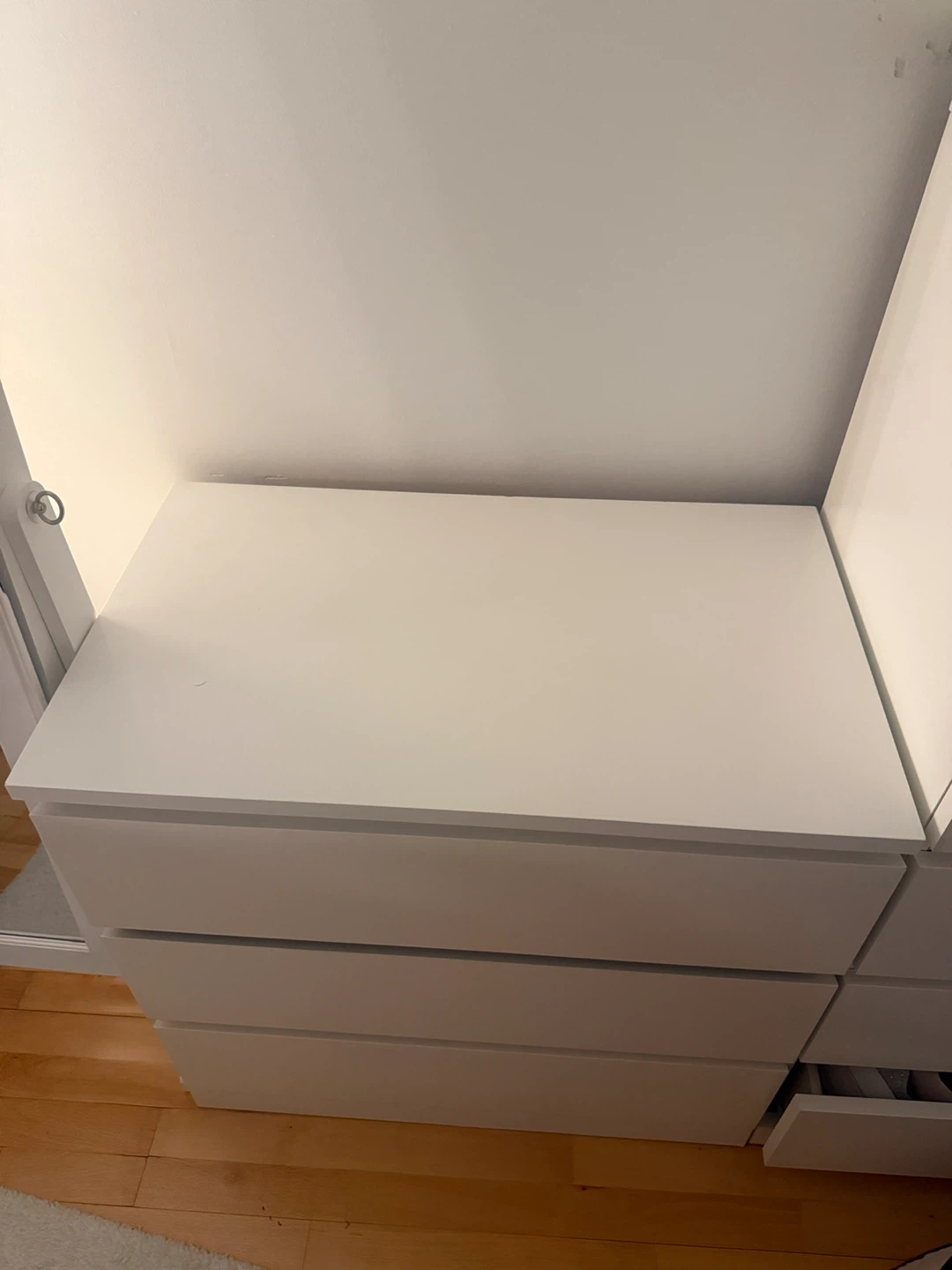 IKEA Malm 3-Drawer Chest White - photo 2