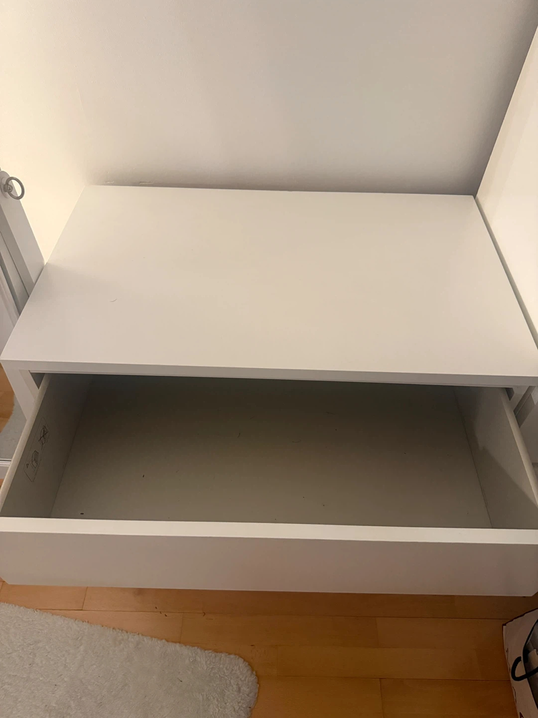 IKEA Malm 3-Drawer Chest White - photo 3