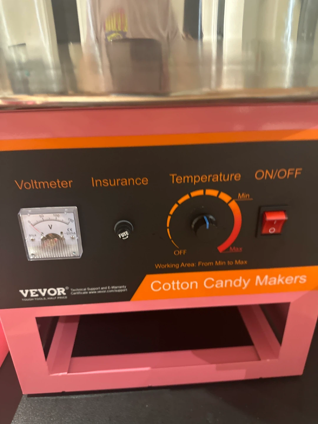 VEVOR Cotton Candy Maker with Floss Sugar - photo 3