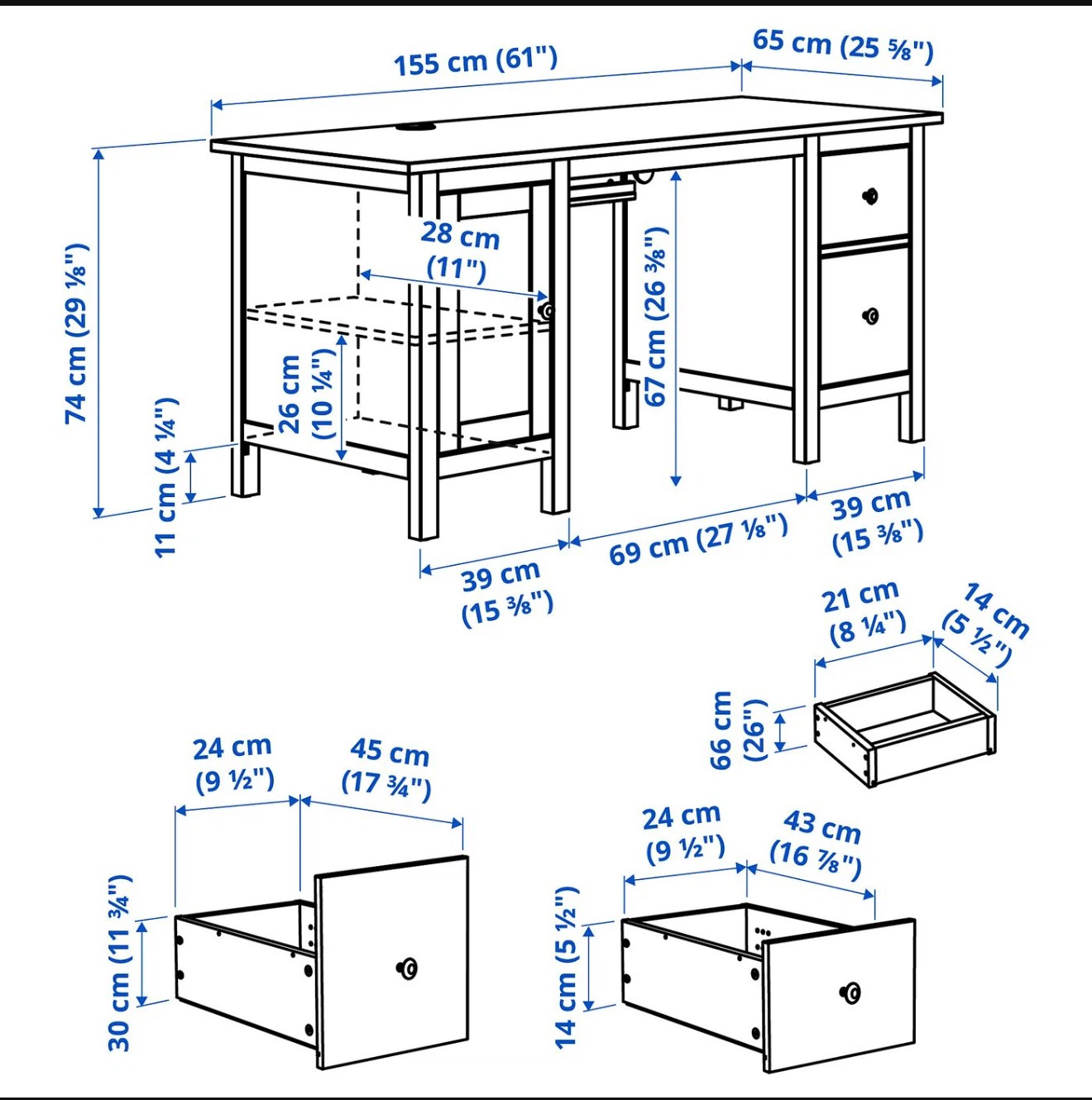 Home Office Bundle: IKEA Desk, Chair & Lamp - photo 2