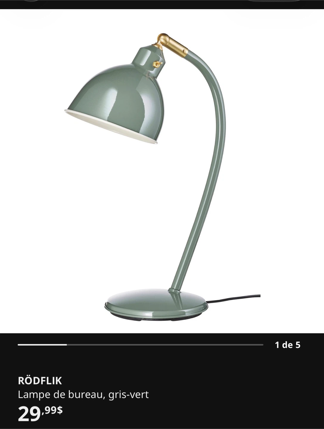 Home Office Bundle: IKEA Desk, Chair & Lamp - photo 4