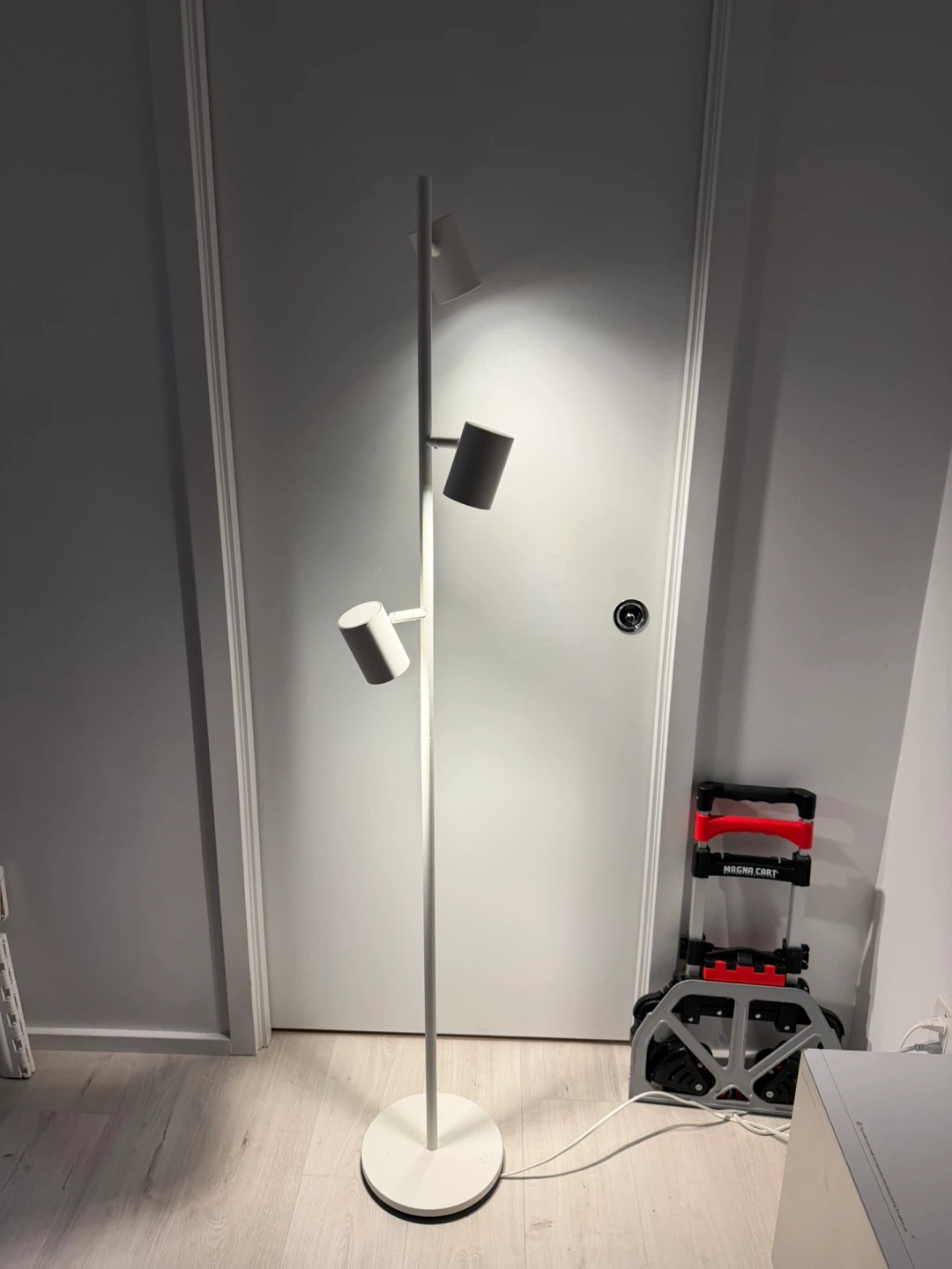IKEA Modern White Floor Lamp - photo 2
