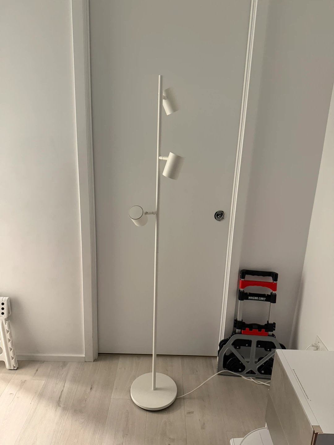 IKEA Modern White Floor Lamp - photo 3