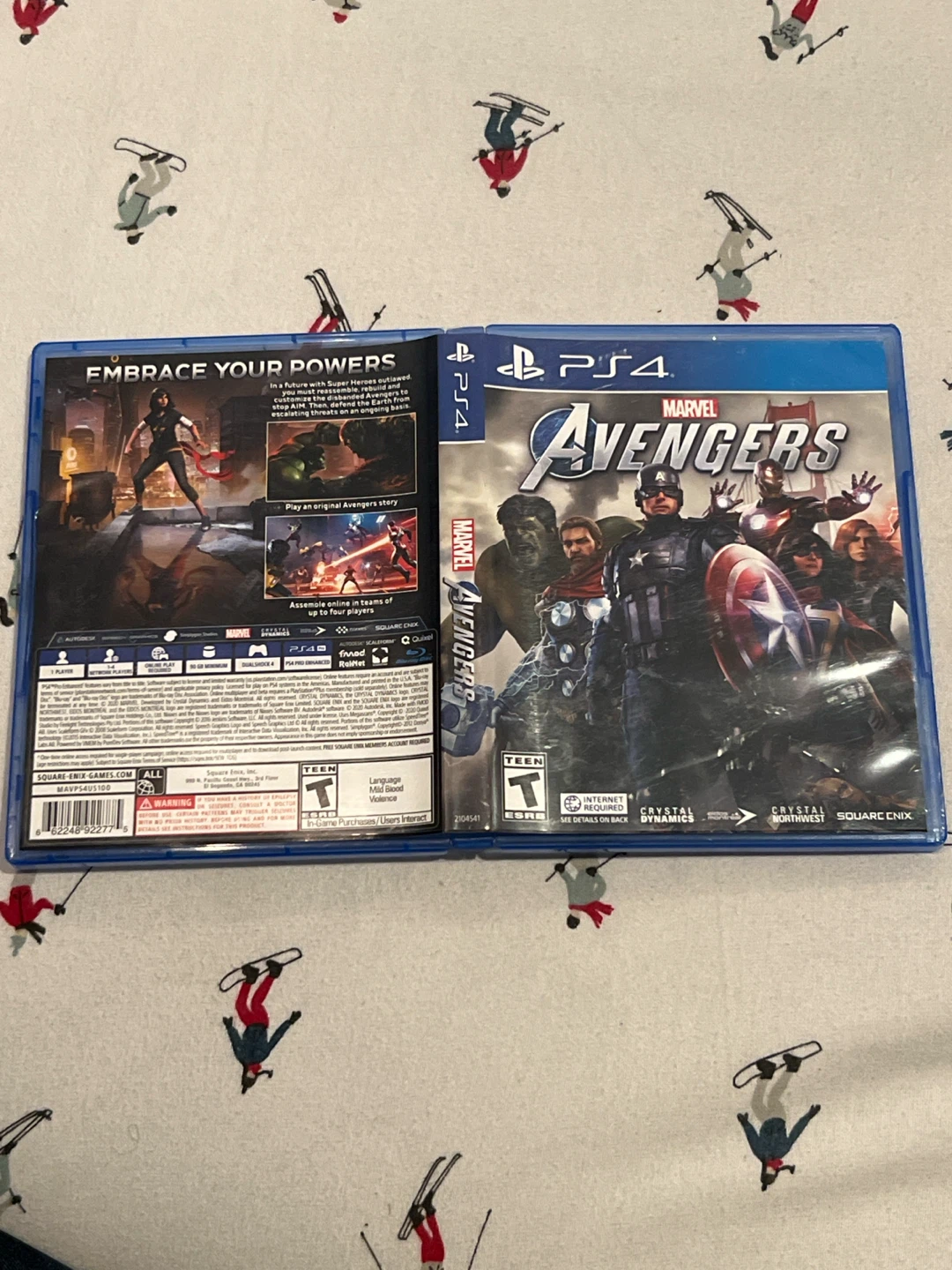 Marvel Avengers PS4 CASE & INSERTS ONLY No Game Disc - photo 3