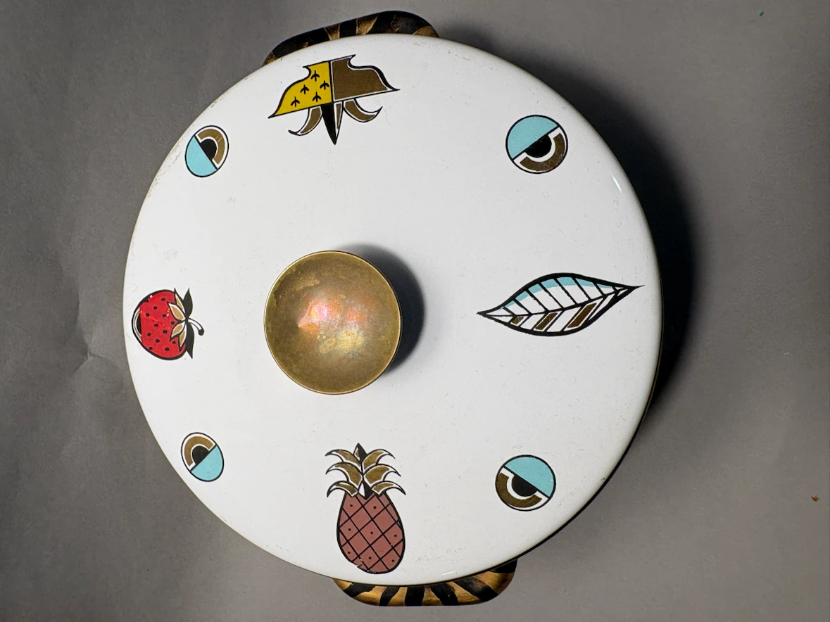 Georges Briard Enamel Pot with Lid - photo 3