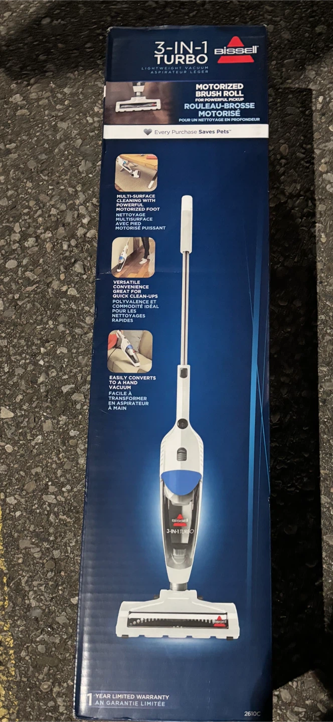 Bissell 3-in-1 Turbo Lightweight Vacuum