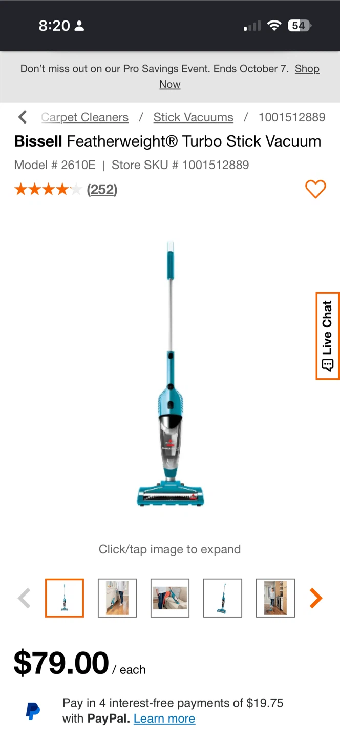 Bissell 3-in-1 Turbo Lightweight Vacuum - photo 3