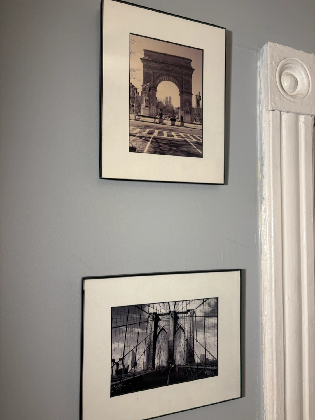 Set of 2 Framed New York City Photography Prints