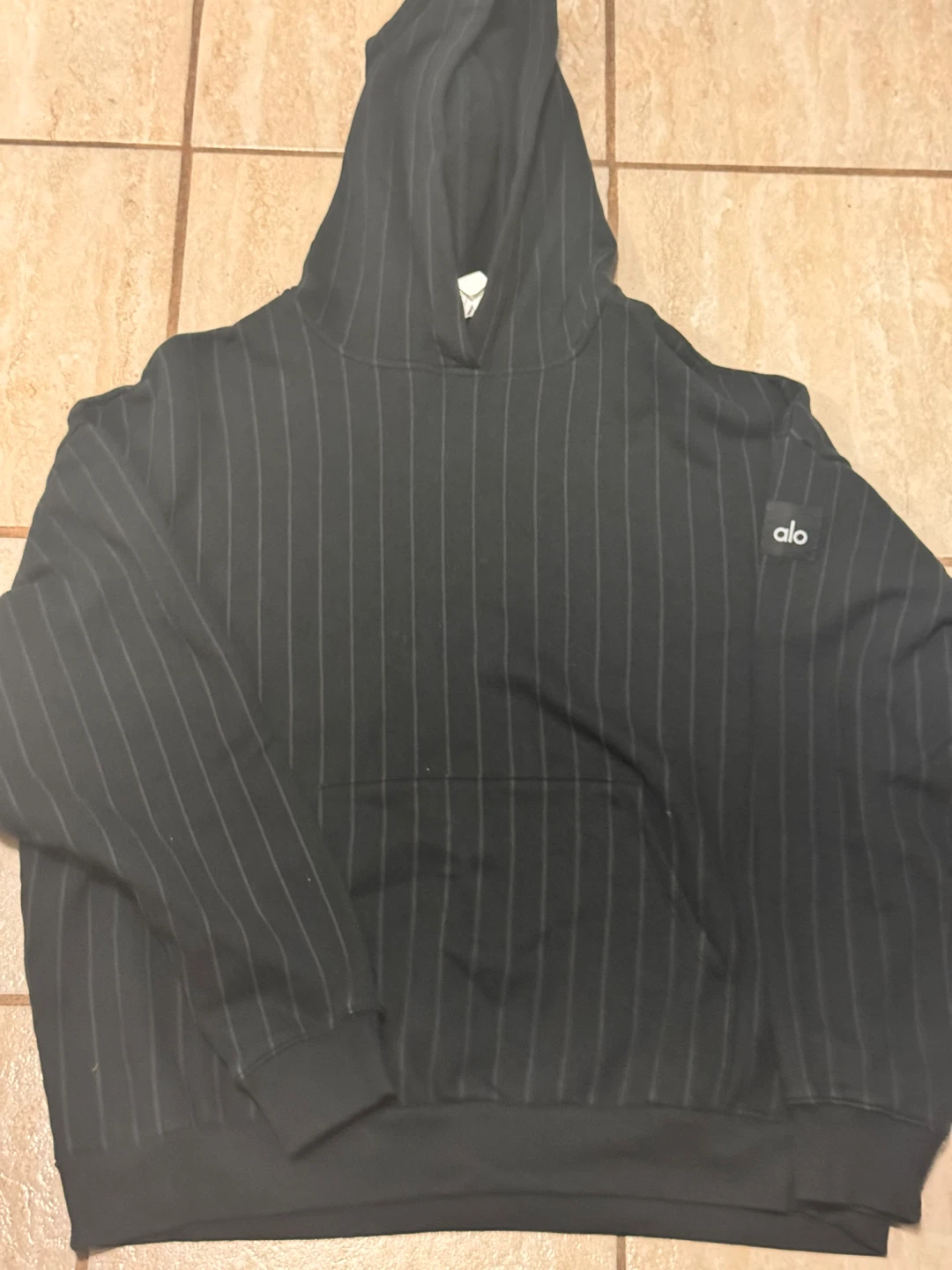 Alo pinstripe hoodie