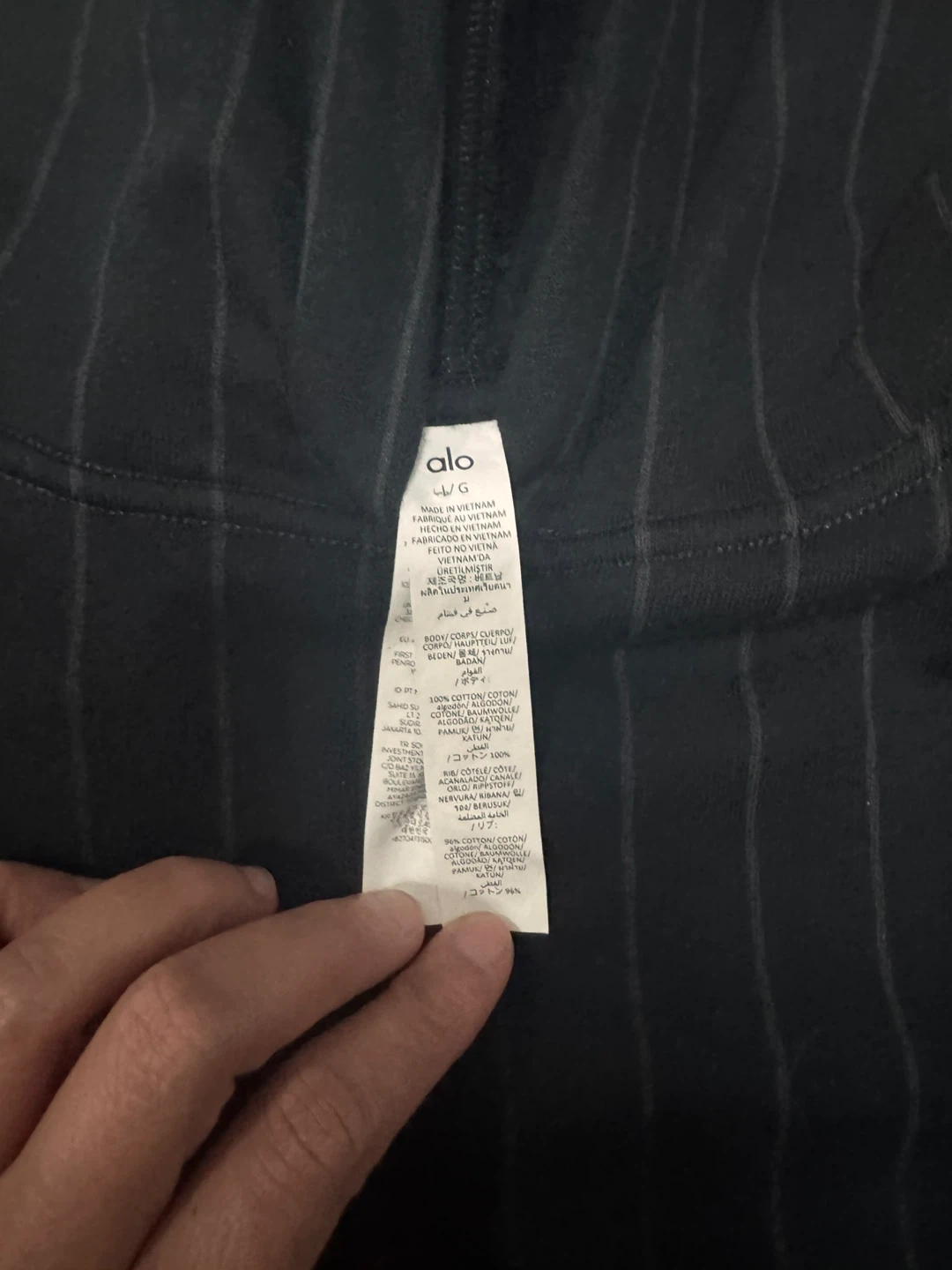 Alo pinstripe hoodie - photo 2