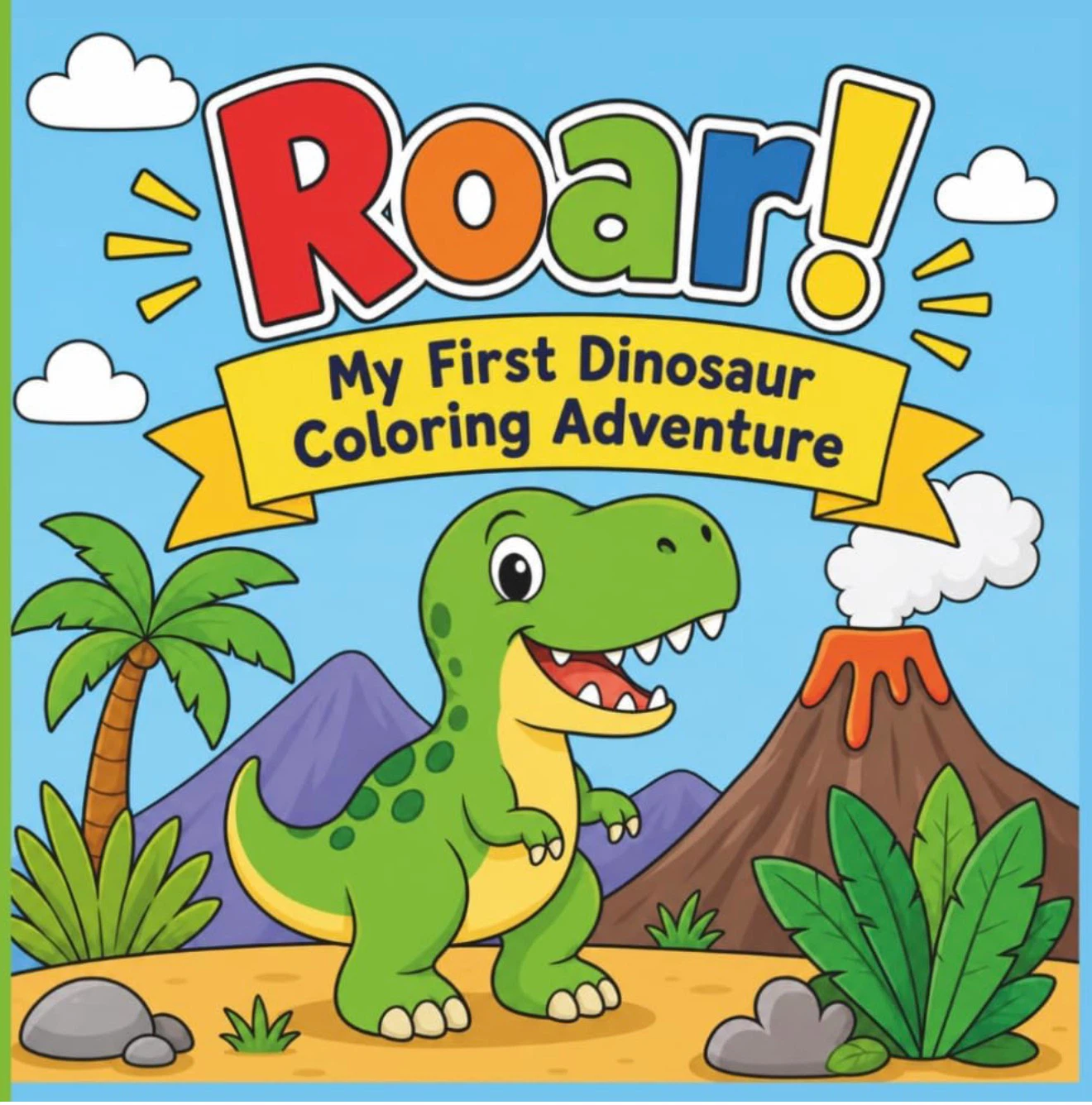 Roar! My First Dinosaur Coloring Adventure Book - photo 2