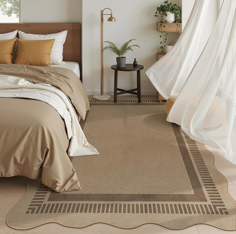 New 5x7 Easy Jute Indoor/Outdoor Scalloped Area Rug - photo 2