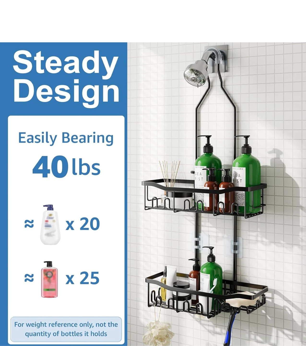 Adjustable Shower Caddy - photo 4