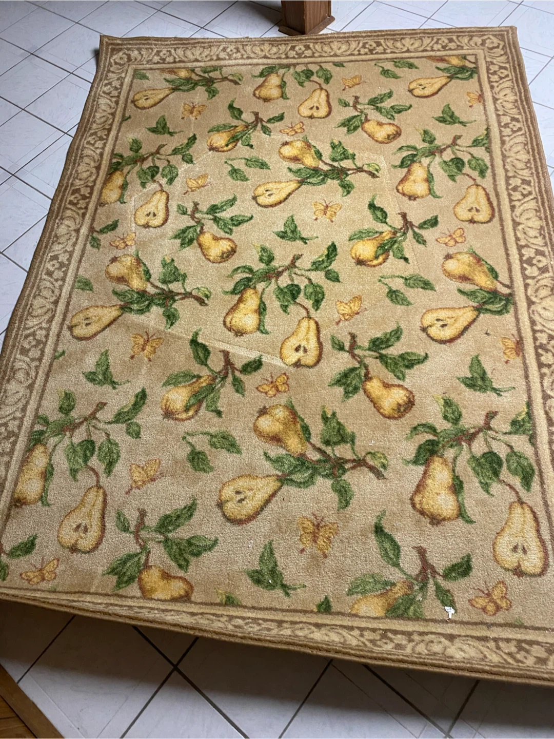 Pear-Pattern Area Rug