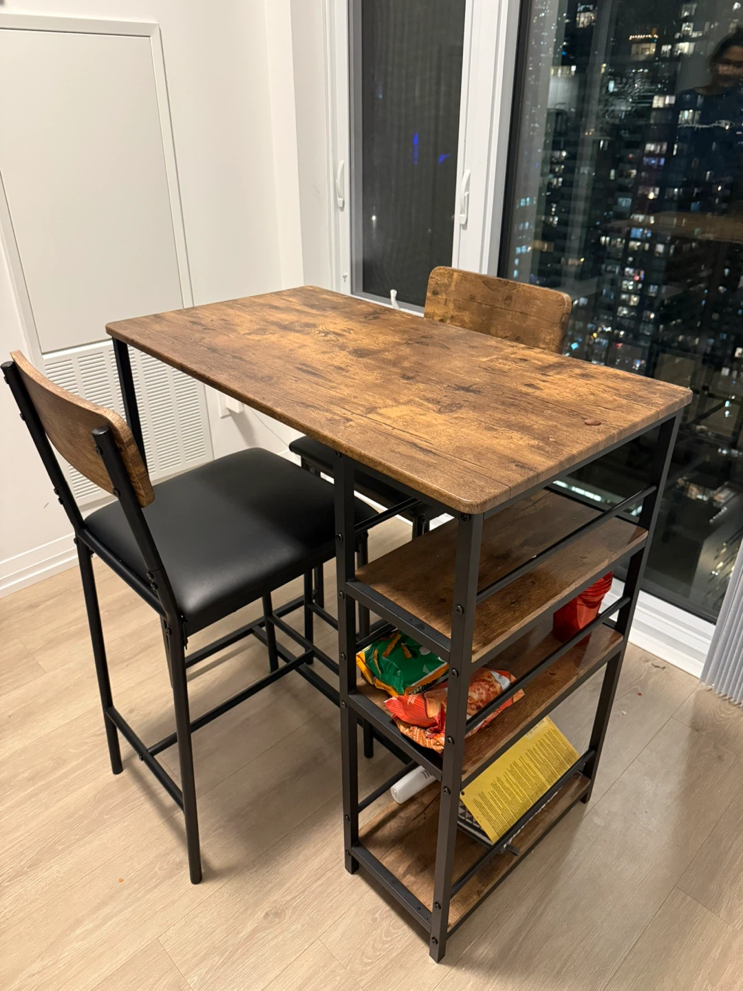 Rustic Bar Dining Table and 2 Chairs - photo 2