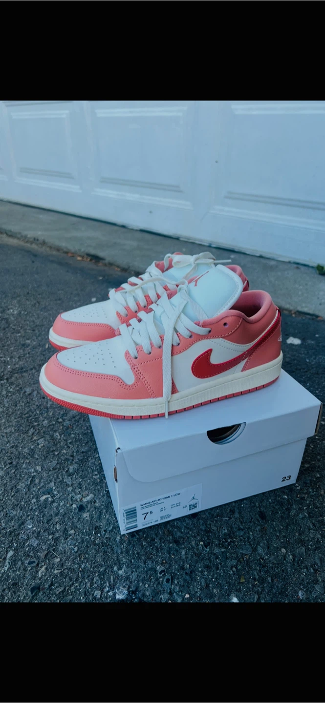 Women's Nike Air Jordan 1 Low Sail/Madder Root - photo 2