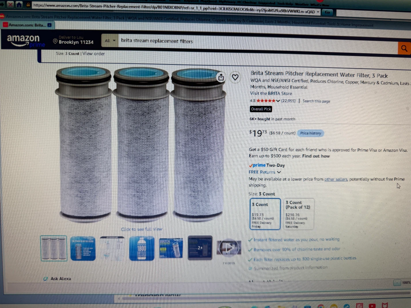 2 Boxes containing 5 New Brita Stream Replacement Filters - photo 2