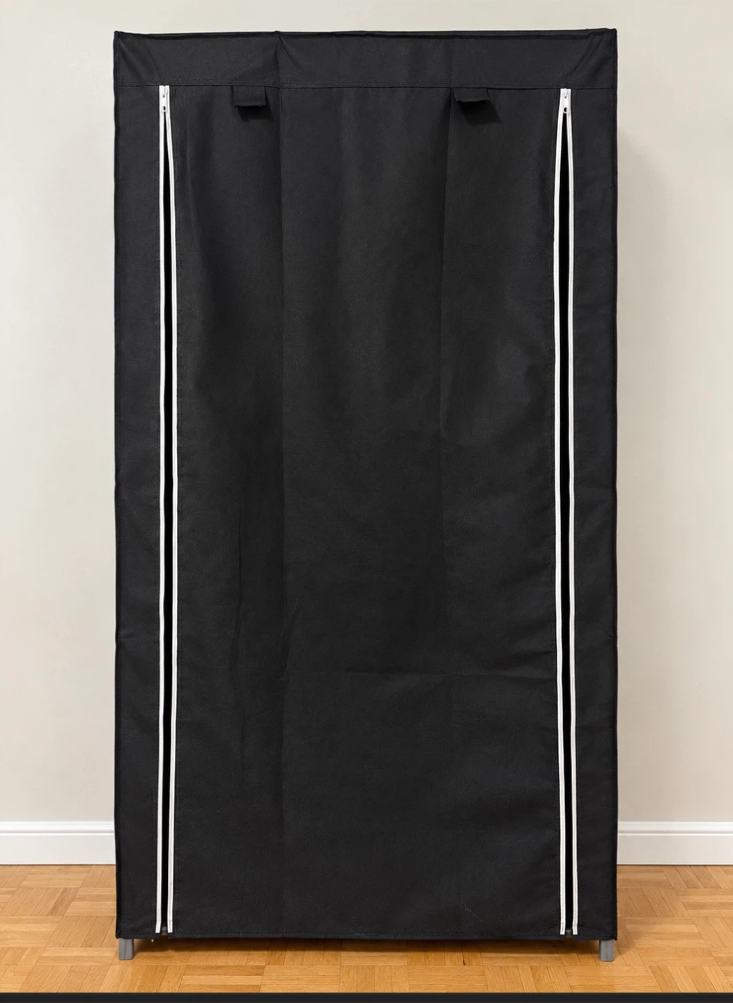 Black Fabric Wardrobe / Storage Closet – Great Condition