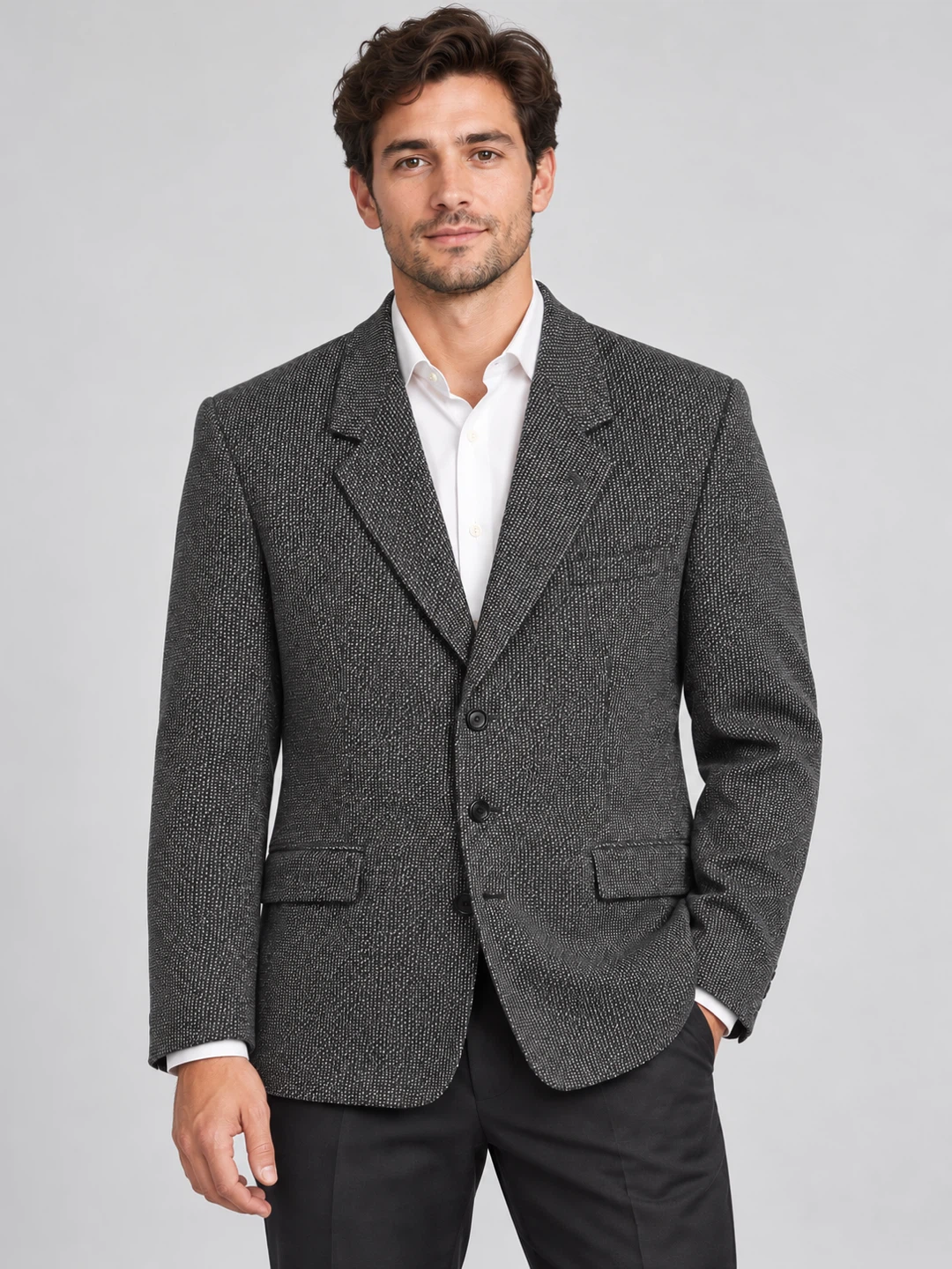 Mens Wool Blazer Size 44 Short - photo 3