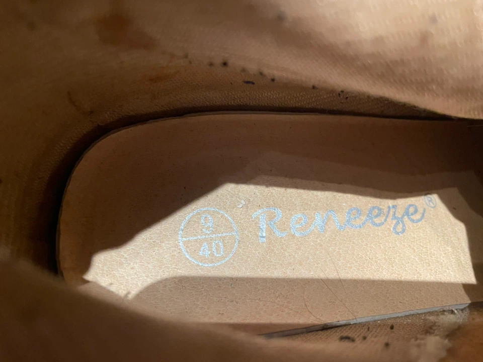 Reneeze Tan Lace-Up Block Heel Boots - photo 3
