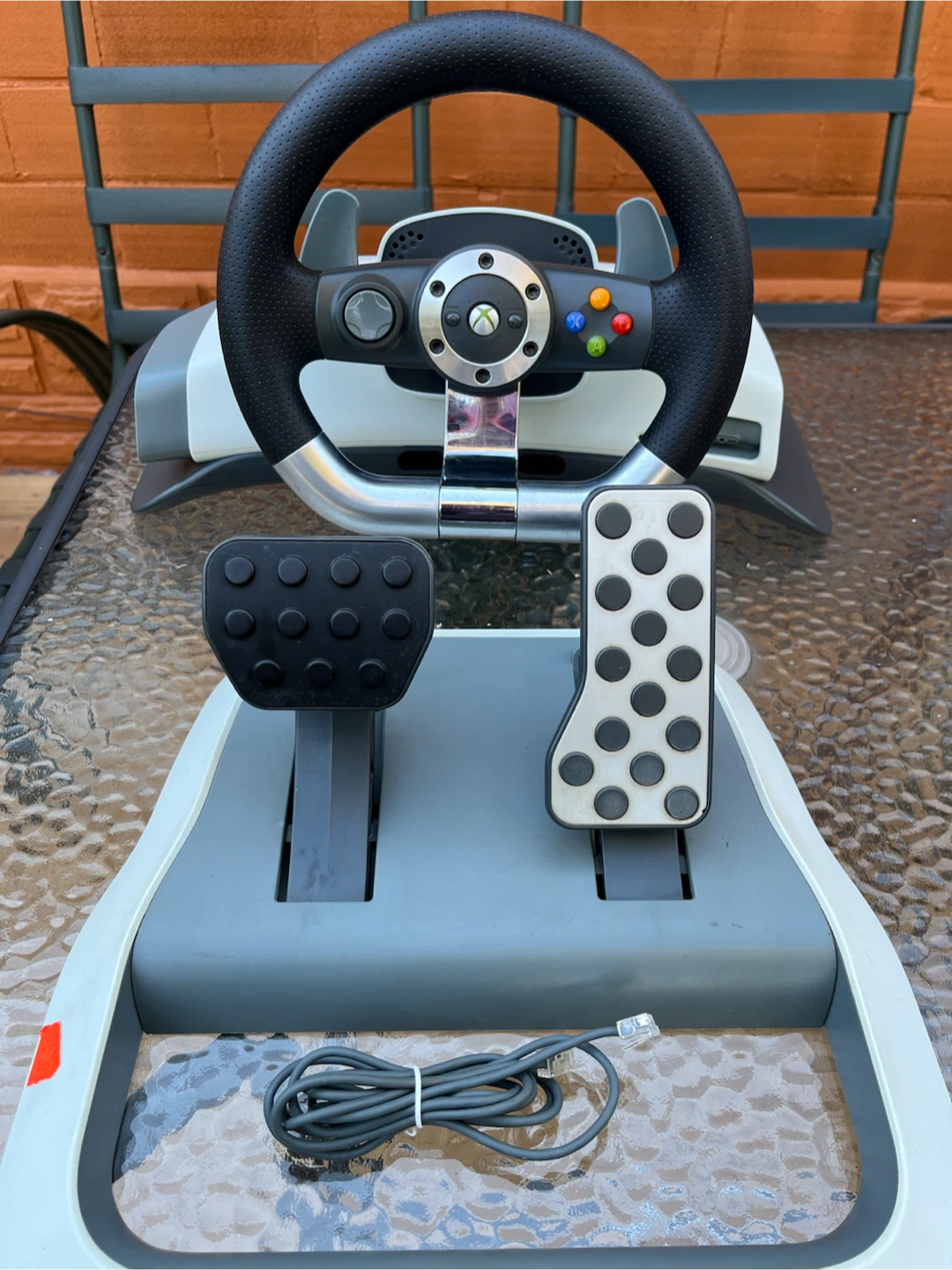 Microsoft Xbox 360 Wireless Racing Wheel and Pedals - photo 3