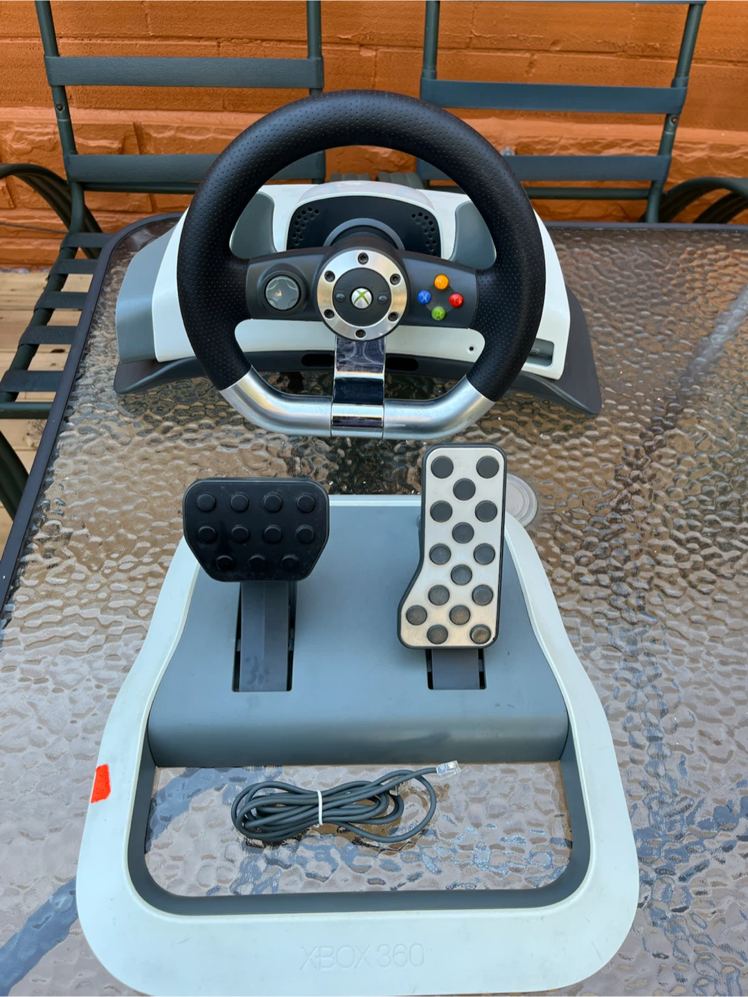 Microsoft Xbox 360 Wireless Racing Wheel and Pedals - photo 5