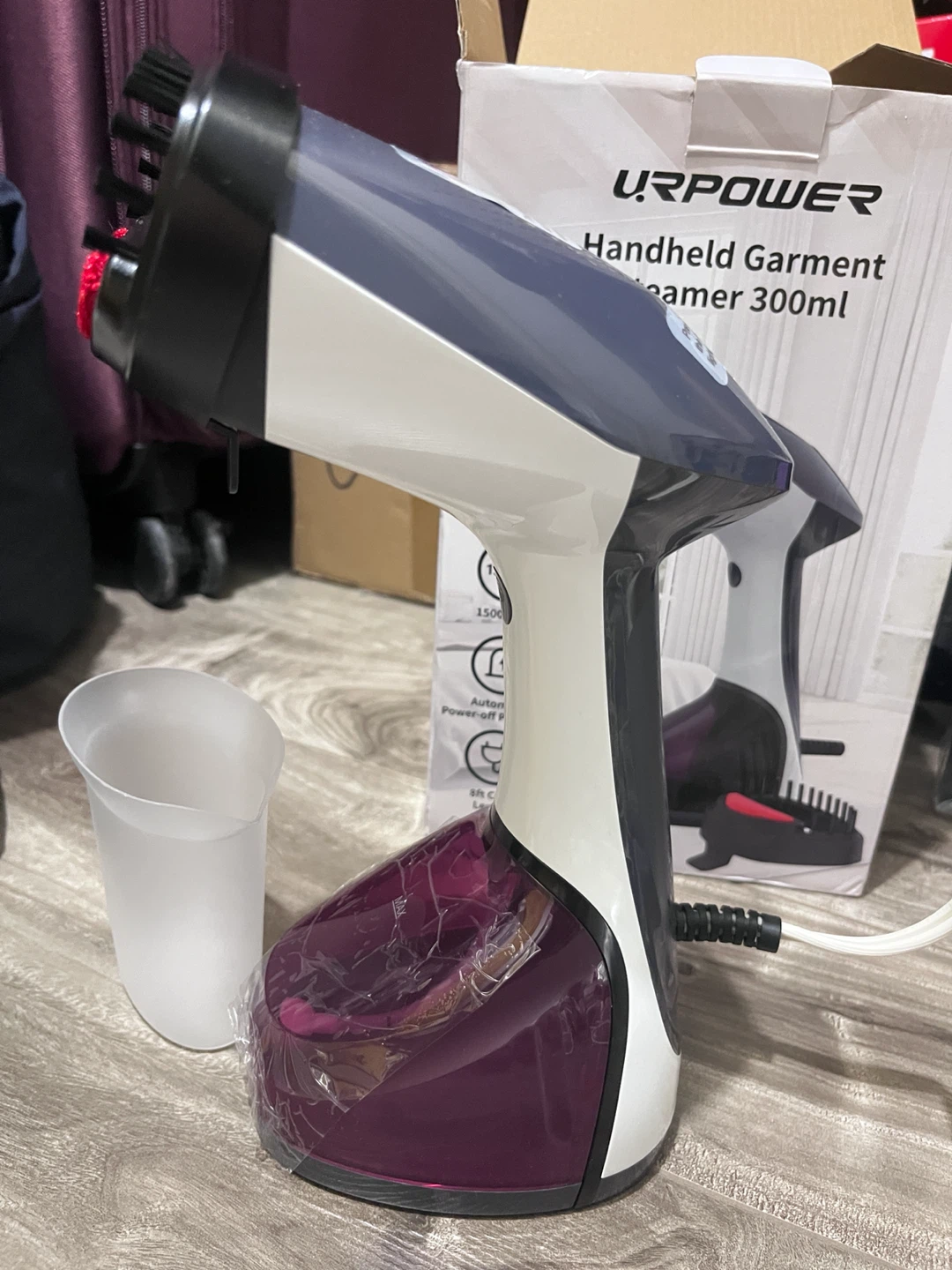 URPOWER Handheld Garment Steamer 300ml - photo 2