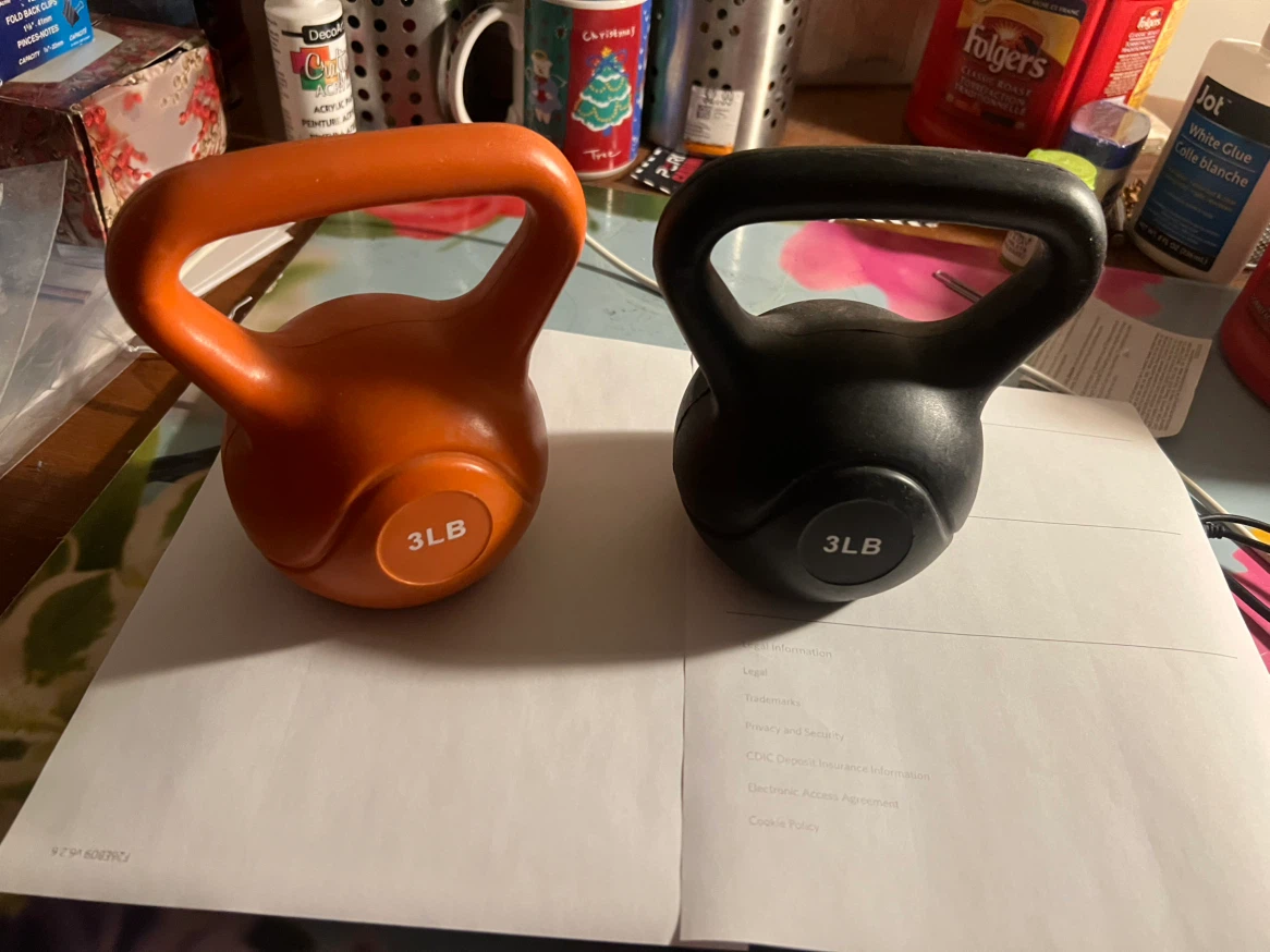 Set of Two 3lb Kettlebells