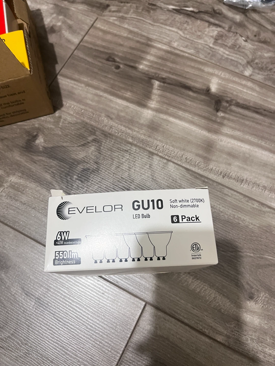Evelor GU10 LED Light Bulbs - 5