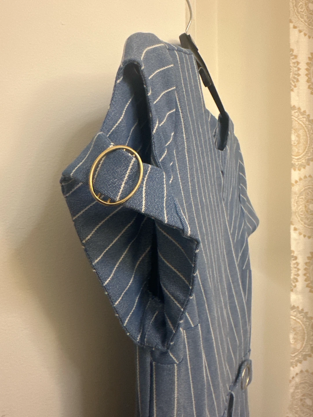 Carolita Blue Striped Jumpsuit - photo 3