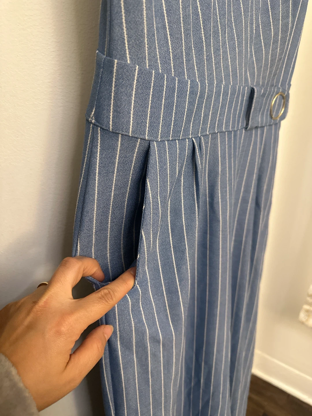 Carolita Blue Striped Jumpsuit - photo 4
