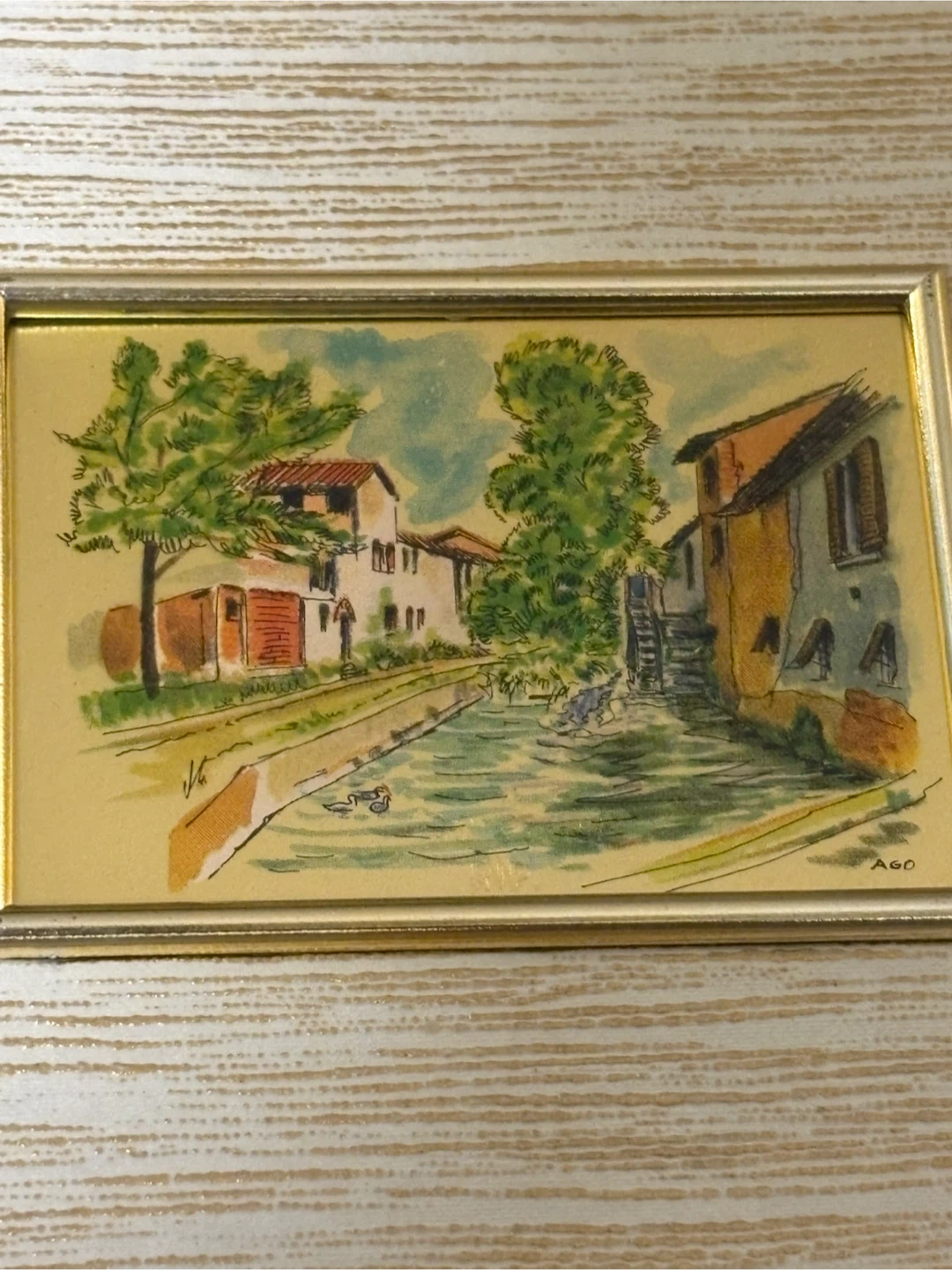 Creazioni Artistiche real Gold Foil Wall Art