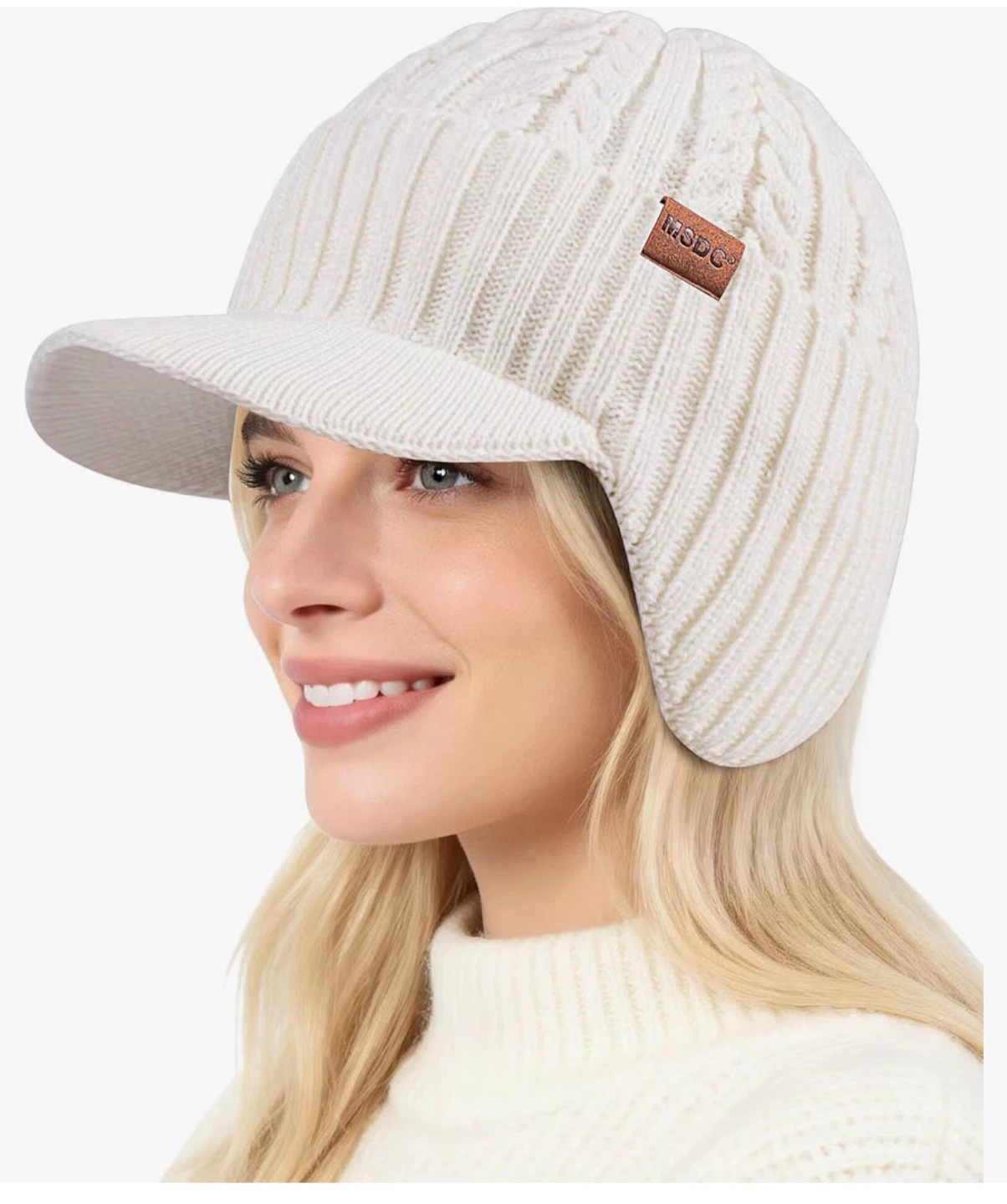 Fleece-Lined Winter Earflap Hat