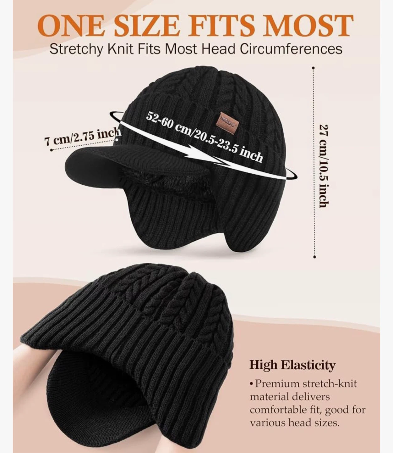 Fleece-Lined Winter Earflap Hat - photo 3