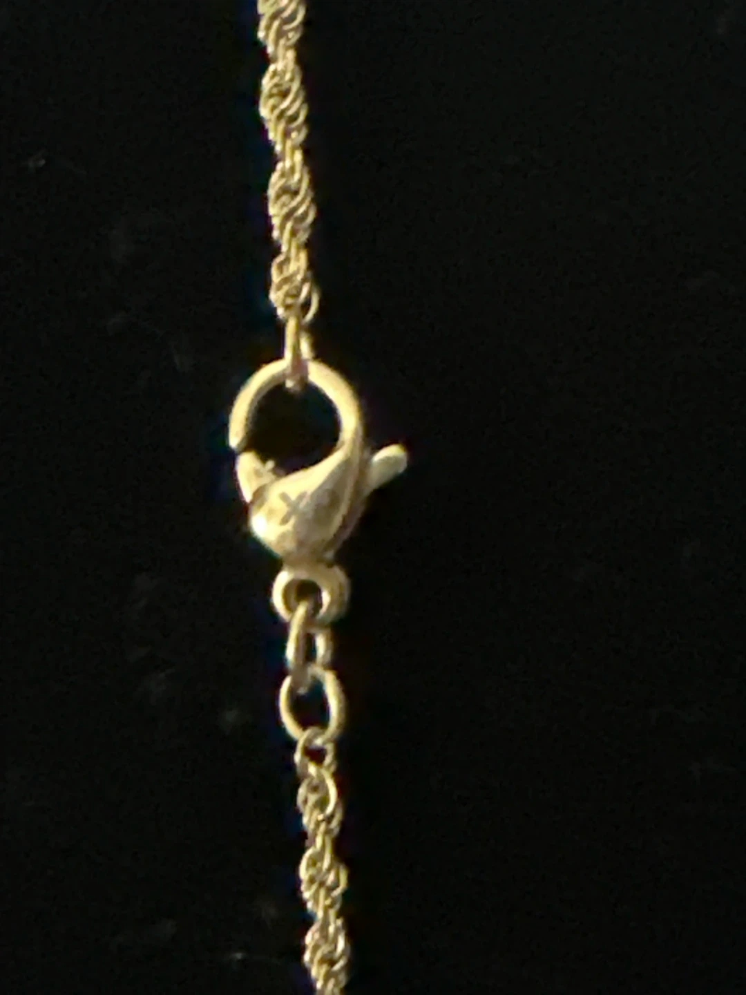14k Gold Tone laminated Heart-Accented Cross Necklace - photo 3